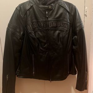 Woman’s Harley Davidson leather jacket